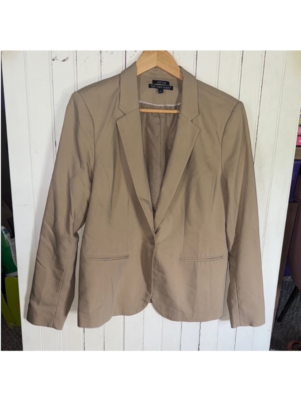 Apt. 9 The Torie Jacket Blazer Tan Size 14